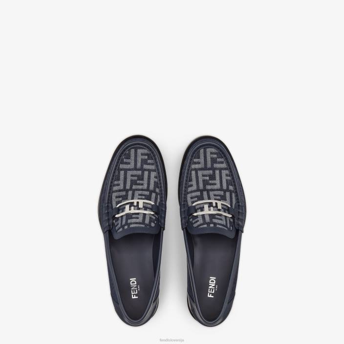 moški denim loaferji modra Fendi čevlje Z68L2285