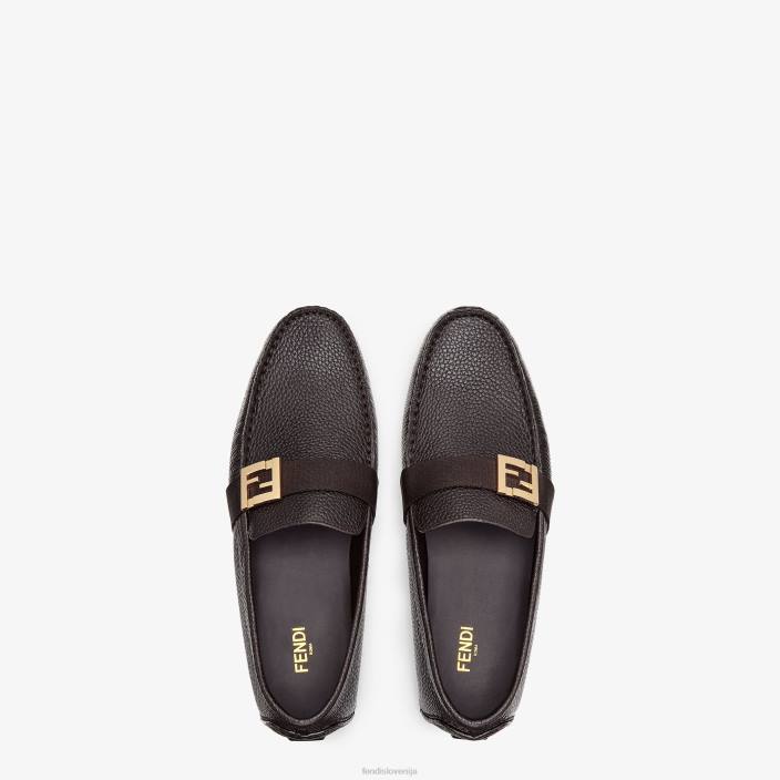 moški usnjeni vozniki rjav Fendi čevlje Z68L2266