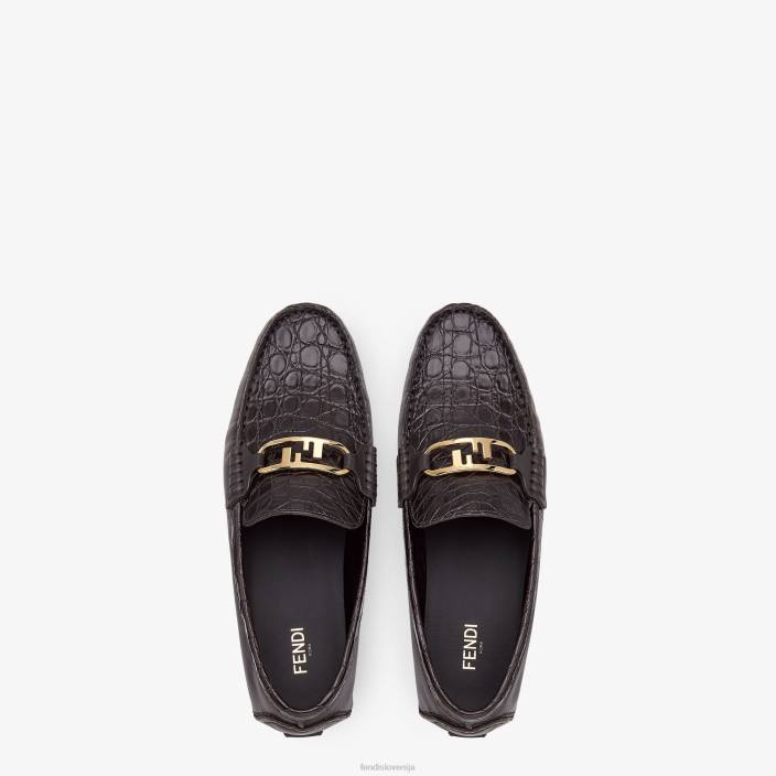 moški vozniki kajmanov rjav Fendi čevlje Z68L2316