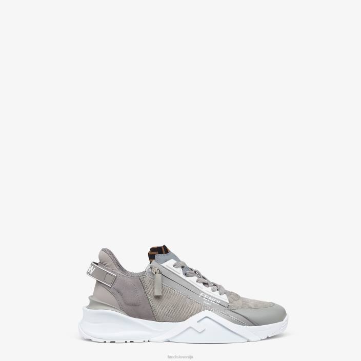 moški copati iz blaga siva Fendi čevlje Z68L2304