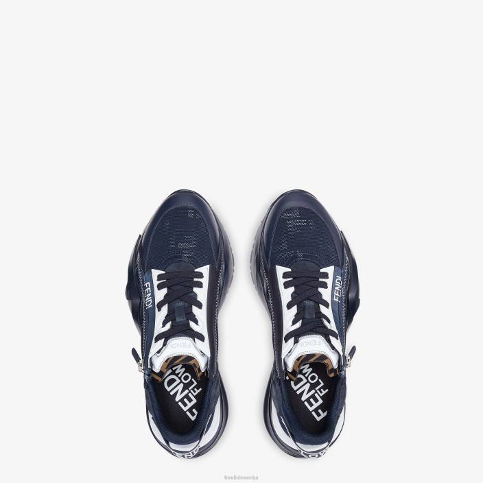 moški nizke majice iz blaga Črna Fendi čevlje Z68L2270