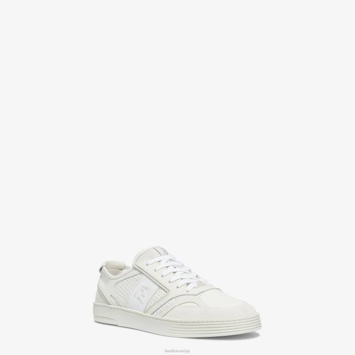 moški usnjene nizke majice bela Fendi čevlje Z68L2216