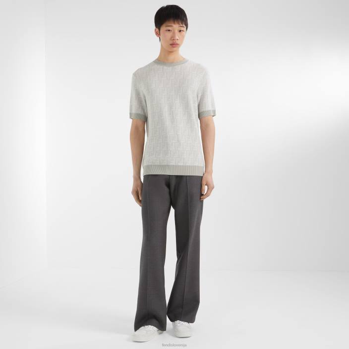 moški usnjene nizke majice bela Fendi čevlje Z68L2216