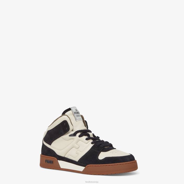 moški usnjene visoke majice Črna Fendi čevlje Z68L2273