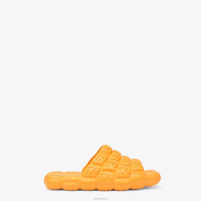 moški gumijasti drsniki oranžna Fendi čevlje Z68L2228
