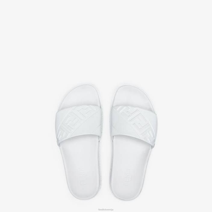 moški gumijasto podnožje bela Fendi čevlje Z68L2321