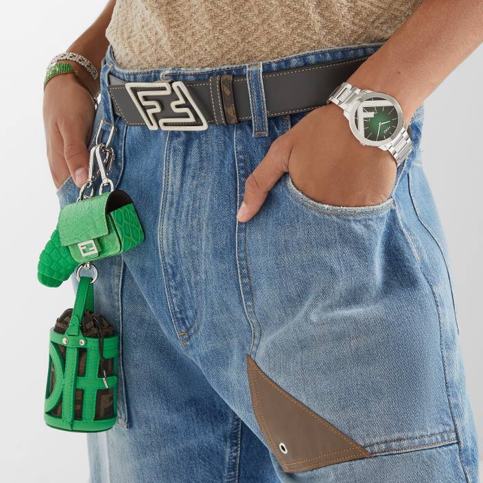 moški kajmanov čar zelena Fendi dodatki Z68L2422