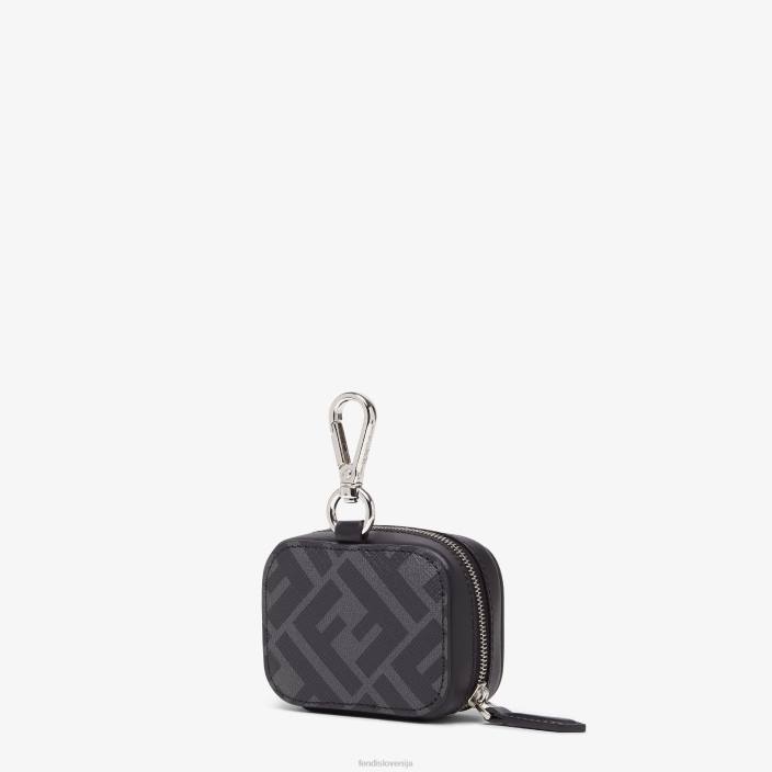 moški usnjena prevleka Črna Fendi dodatki Z68L2497