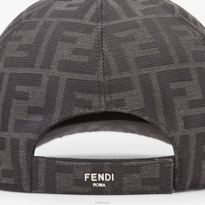 moški baseball kapa iz blaga Črna Fendi dodatki Z68L2326
