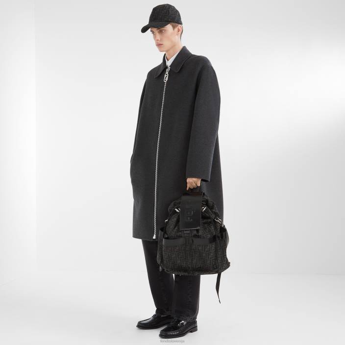 moški baseball kapa iz blaga Črna Fendi dodatki Z68L2326