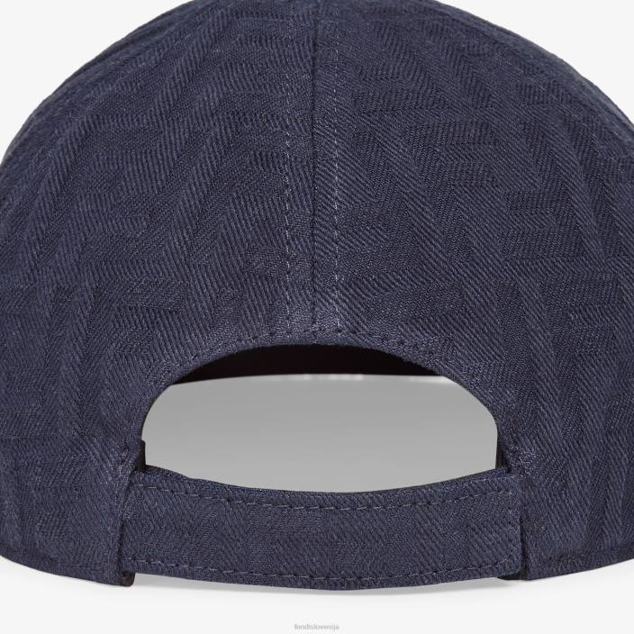 moški denim baseball kapa modra Fendi dodatki Z68L2368