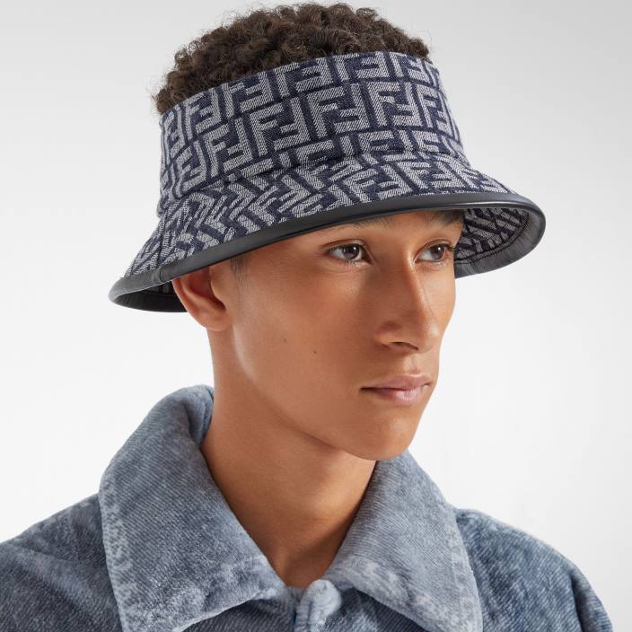 moški ff denim vizir modra Fendi dodatki Z68L2406