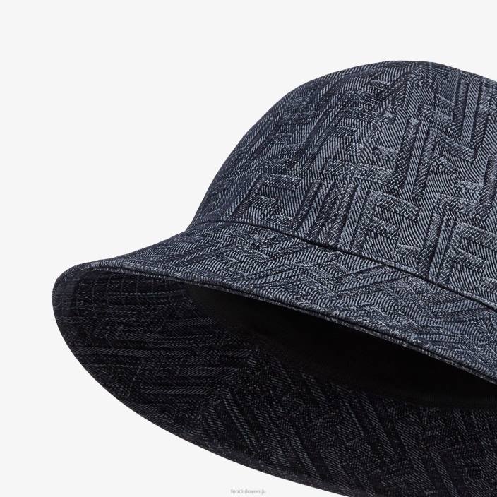 moški klobuk iz jeansa modra Fendi dodatki Z68L2546