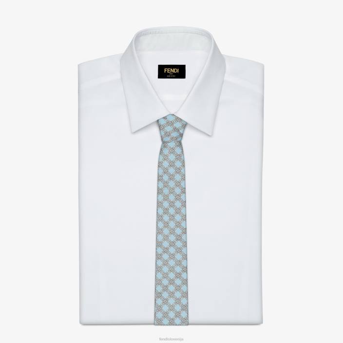 moški svilena kravata moda Fendi dodatki Z68L2176