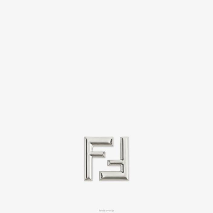 moški kovinska zaponka srebro Fendi dodatki Z68L2555