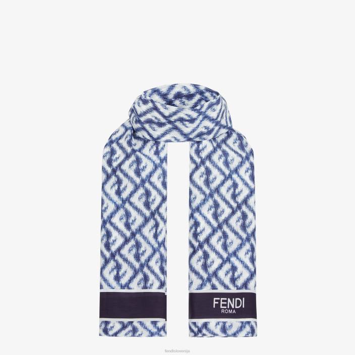 moški pareo iz svile in bombaža večbarvna Fendi dodatki Z68L2072