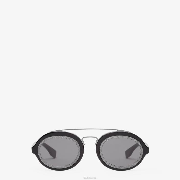 moški acetatna modna revija sončnih očal z lečami Črna Fendi dodatki Z68L2421