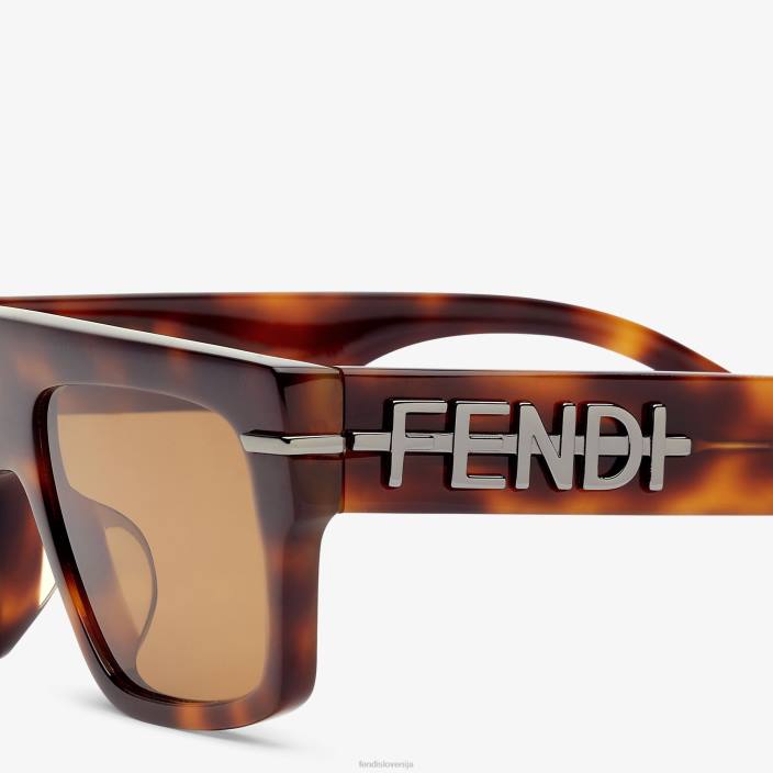 moški havana acetatna sončna očala moda Fendi dodatki Z68L2440