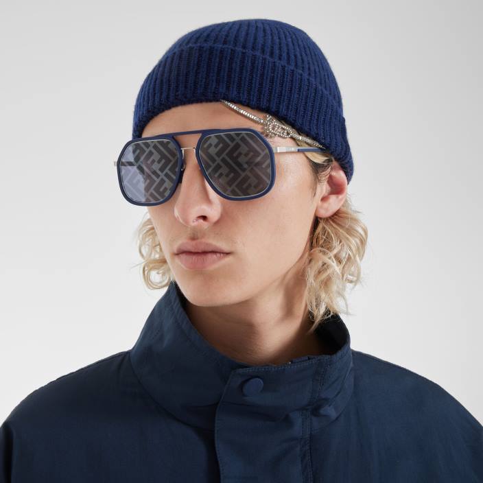 moški lahka sončna očala modra Fendi dodatki Z68L2474