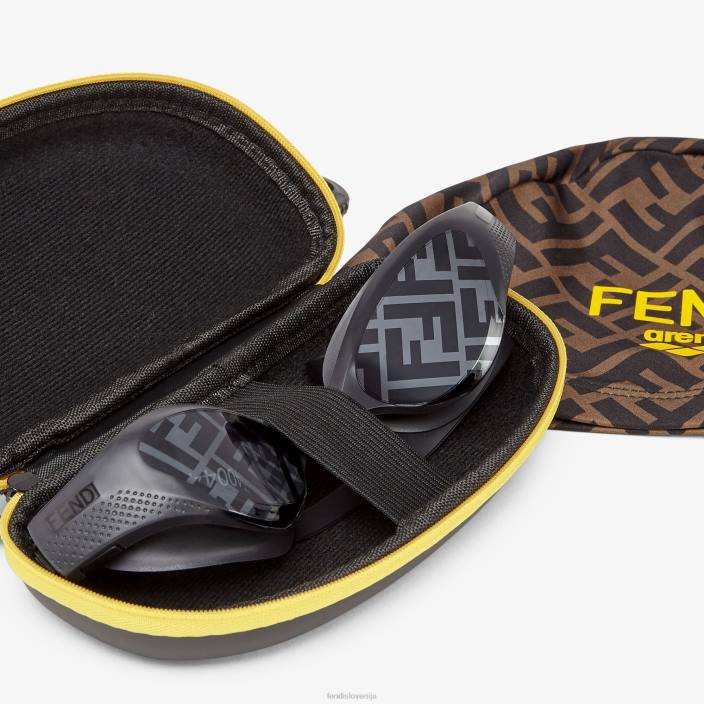 moški plavalna očala z nizkim mostom moda Fendi dodatki Z68L2571