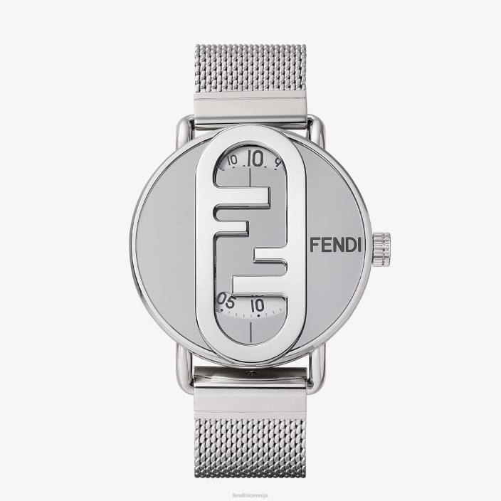 moški 42 mm - okrogla ura z logotipom o'lock zlato Fendi dodatki Z68L2345