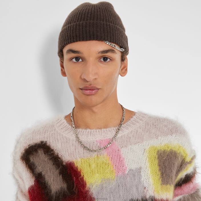 moški baguette ogrlica srebro Fendi nakit Z68L2726