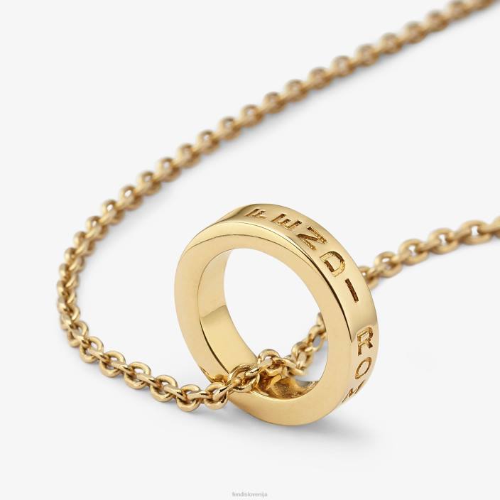 moški značilna ogrlica srebro Fendi nakit Z68L2710