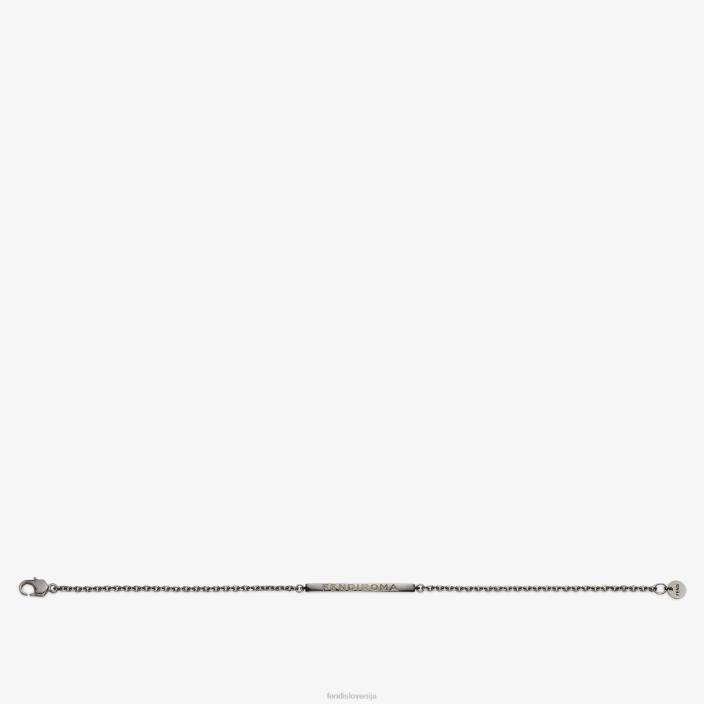 moški kovinska zapestnica rutenij Fendi nakit Z68L2705