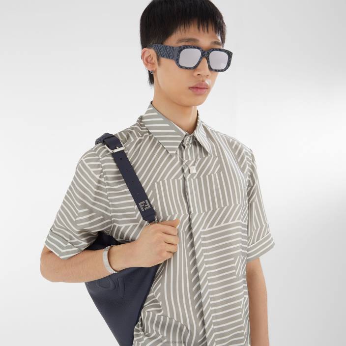 moški kovinska zapestnica srebro Fendi nakit Z68L2693