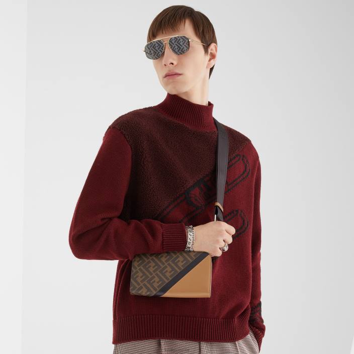 moški o'lock zapestnica srebro Fendi nakit Z68L2721