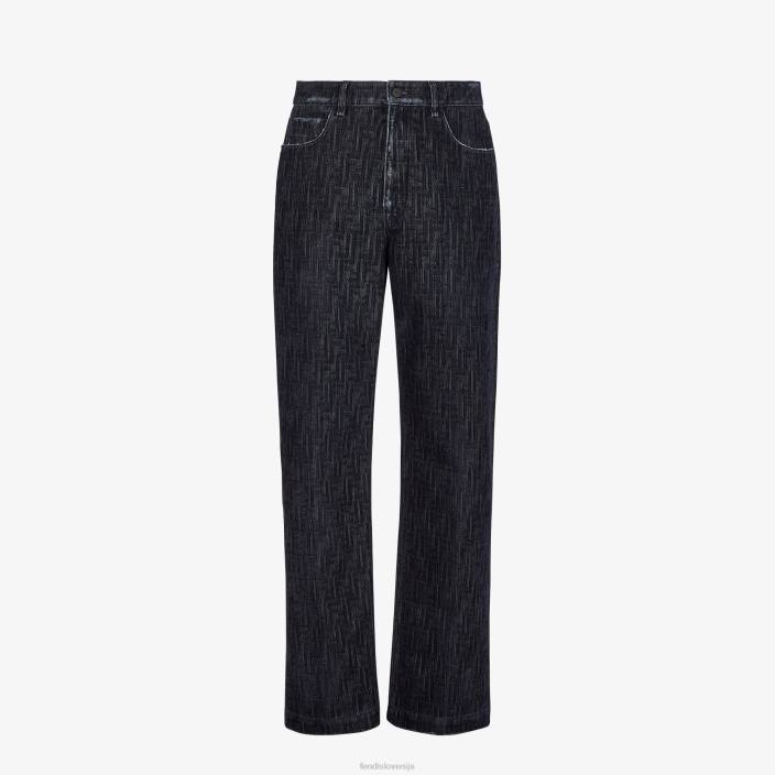 moški denim hlače modra Fendi oblačila Z68L1905