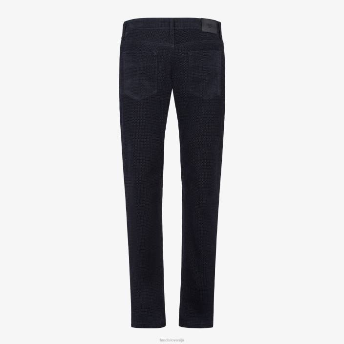 moški denim kavbojke modra Fendi oblačila Z68L2211