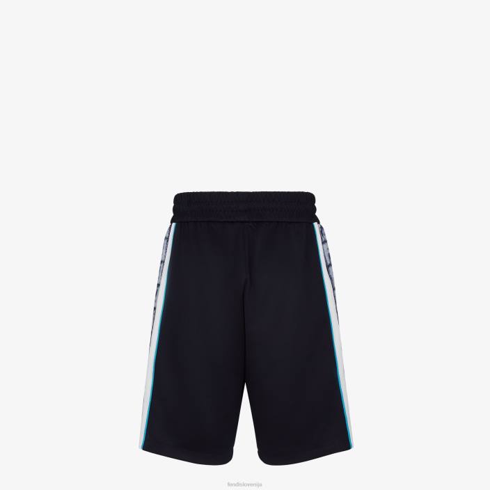 moški jersey hlače modra Fendi oblačila Z68L2017