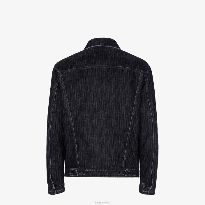 moški Denim jakna modra Fendi oblačila Z68L1904