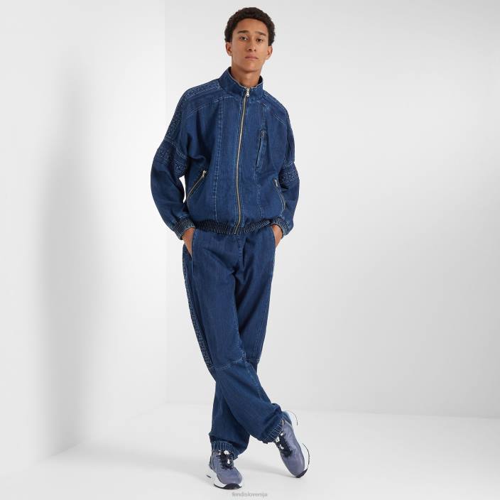 moški Denim jakna modra Fendi oblačila Z68L2030