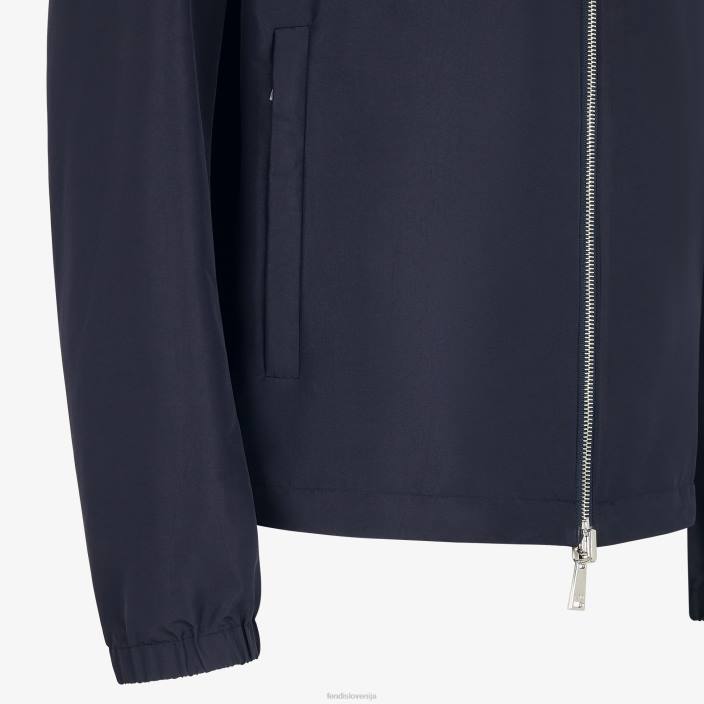 moški najlonska jakna modra Fendi oblačila Z68L2139