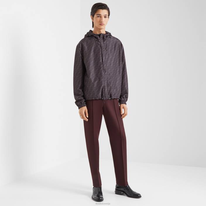 moški najlonska jakna Črna Fendi oblačila Z68L2130