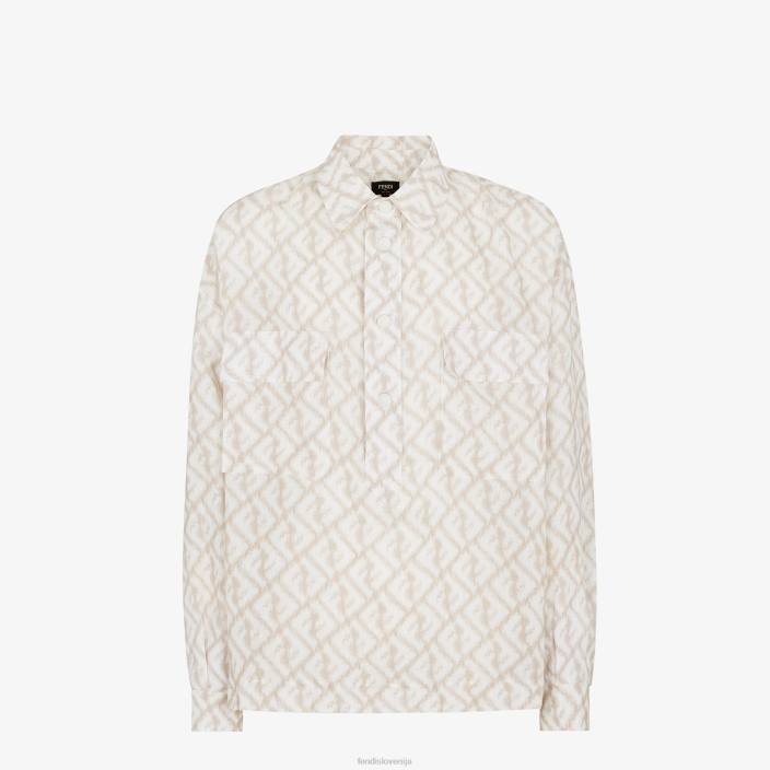 moški lanena srajca večbarvna Fendi oblačila Z68L1998