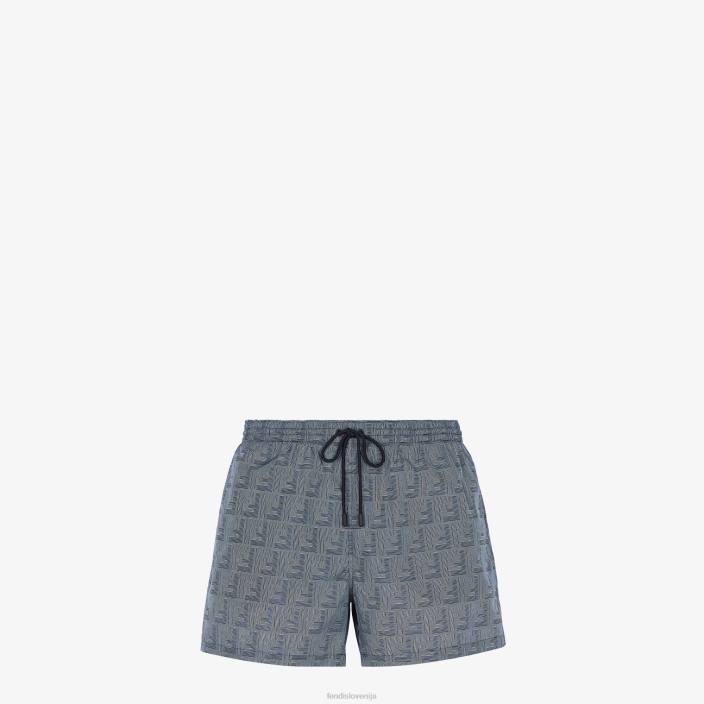 moški najlonske kratke hlače modra Fendi oblačila Z68L1959