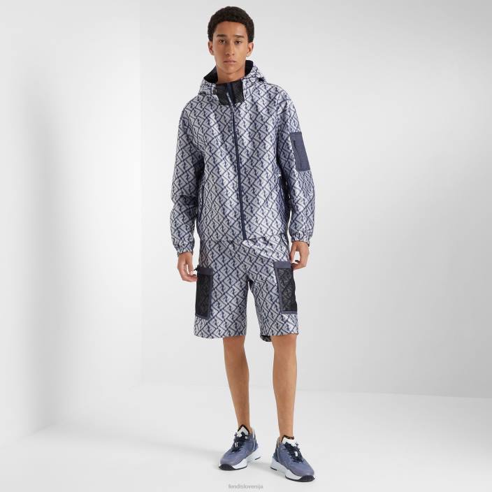 moški najlonska vetrovka večbarvna Fendi oblačila Z68L2013