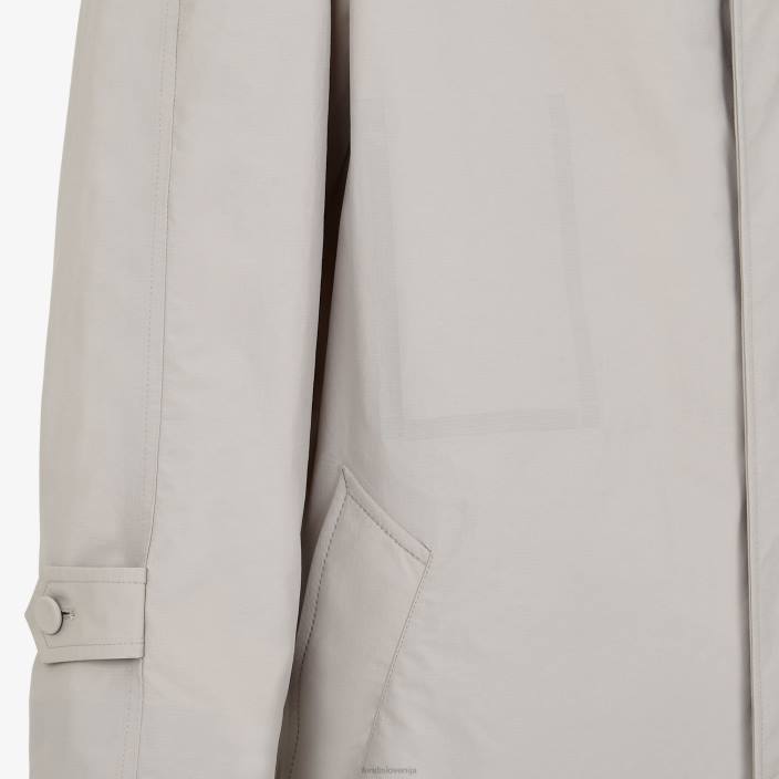 moški najlonski jarek siva Fendi oblačila Z68L2057