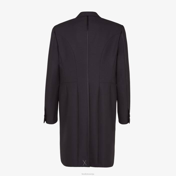 moški volnena obleka Črna Fendi oblačila Z68L2198