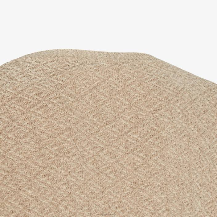 moški bombažni pulover bež Fendi oblačila Z68L2054