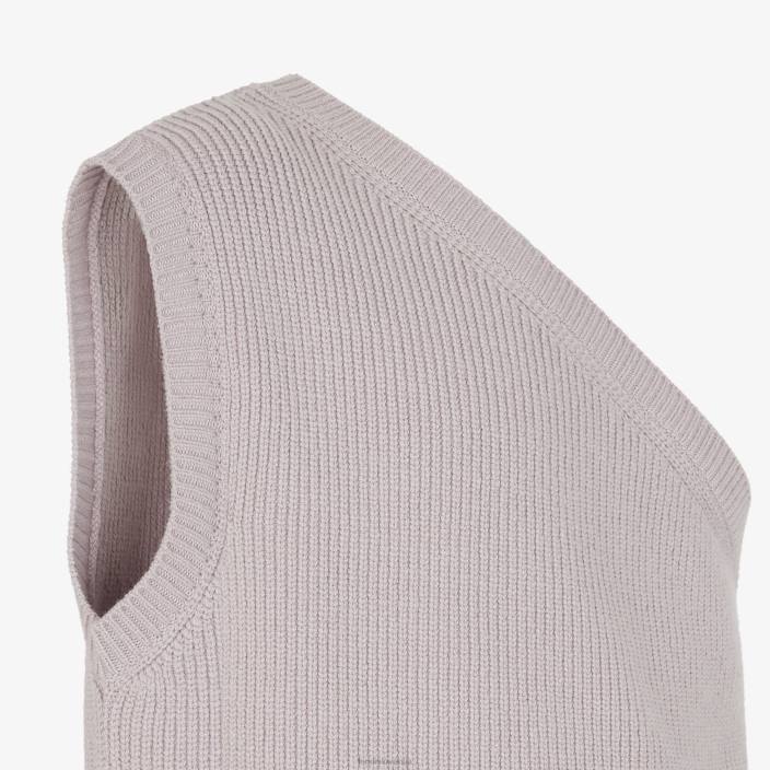 moški brezrokavnik iz lila volne in kašmirja vijolična Fendi oblačila Z68L1981