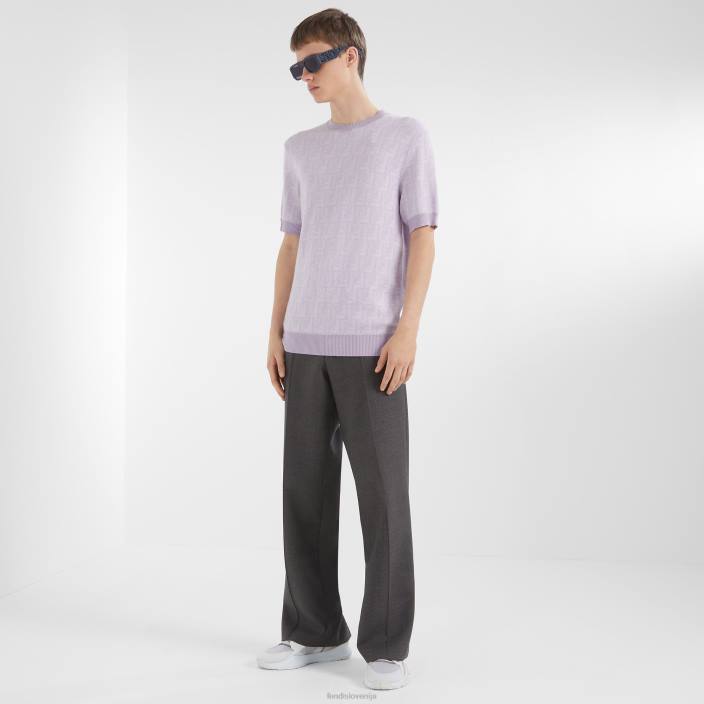 moški lila volnen pulover vijolična Fendi oblačila Z68L1952