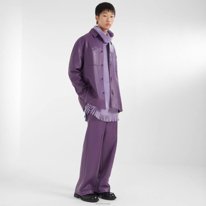 moški lila volnen pulover vijolična Fendi oblačila Z68L1973