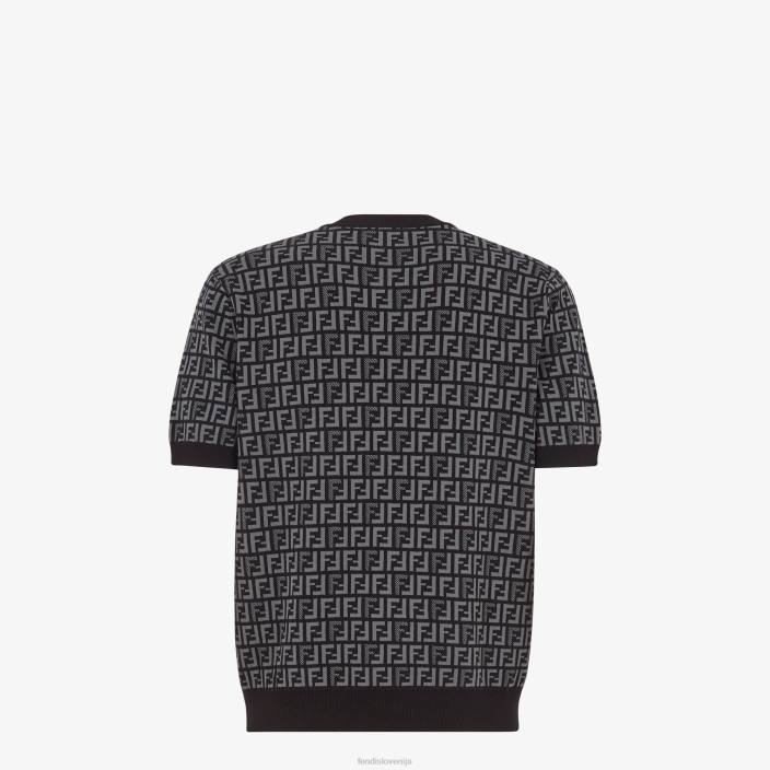 moški skakalec iz blaga Črna Fendi oblačila Z68L1951