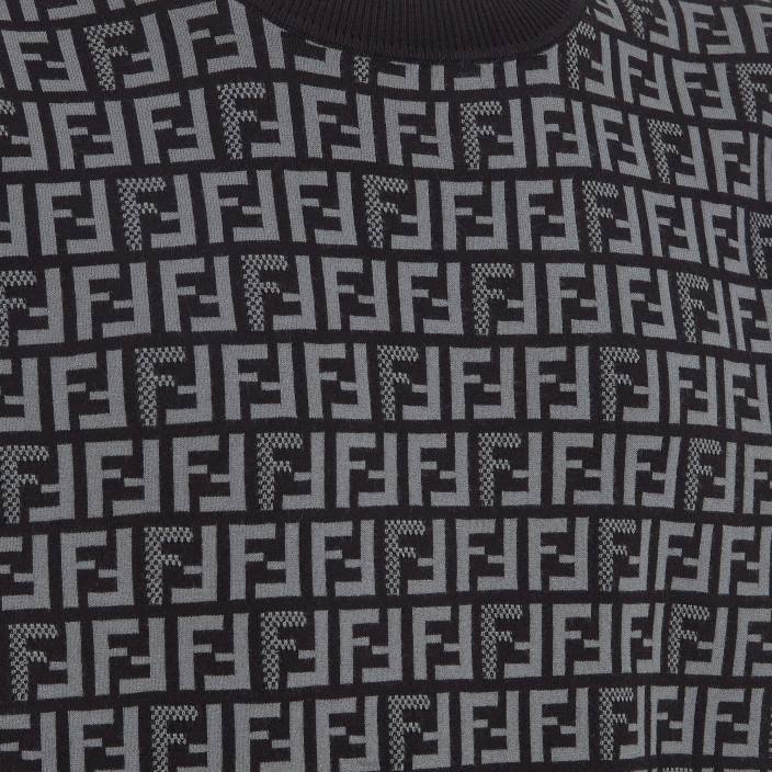 moški skakalec iz blaga Črna Fendi oblačila Z68L1951
