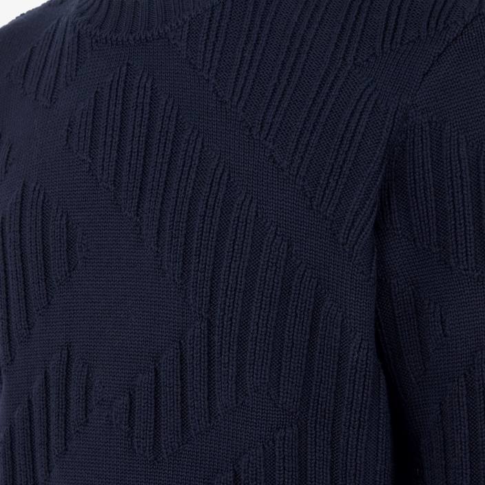 moški volneni pulover modra Fendi oblačila Z68L1976