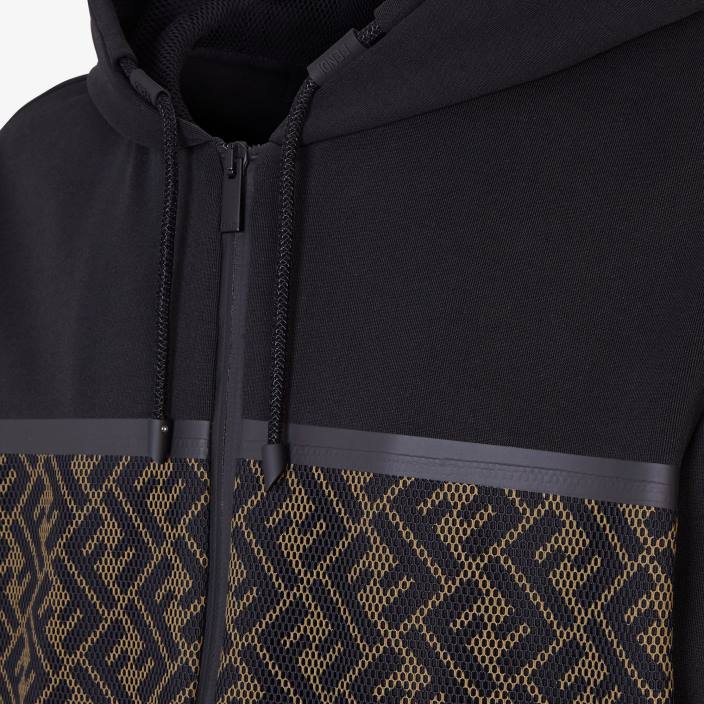 moški bombažna jopica Črna Fendi oblačila Z68L2138